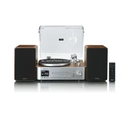 Gramofon Lenco MC-860WDSI Automatyczny Napęd paskowy Przedwzmacniacz Bluetooth Czarny