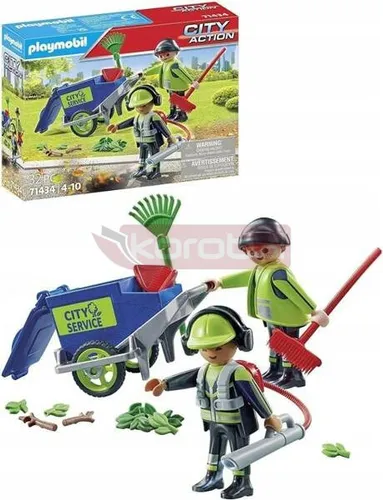 PLAYMOBIL 71434 ZESPÓŁ SPRZĄTAJĄCY MIASTO