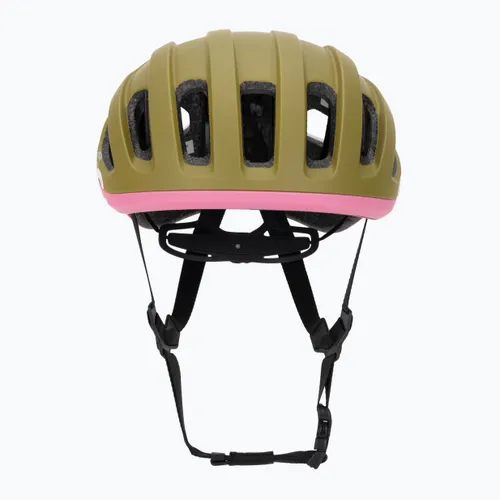 Kask rowerowy POC Amidal olivine green matt/thulite pink matt