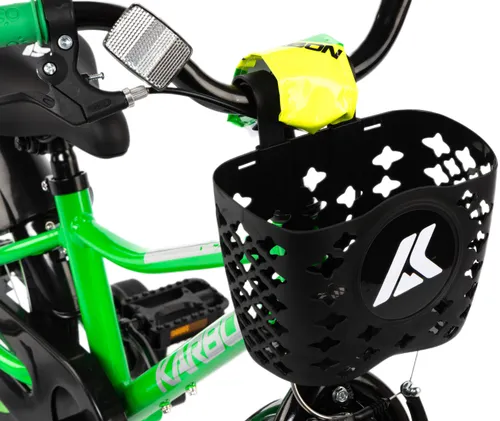 Rower dziecięcy KARBON Jazz 16 cali dla chłopca Zielony