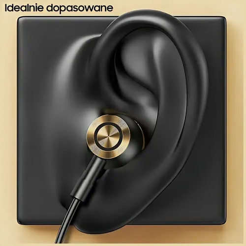 Słuchawki bezprzewodowe USAMS EP-43 Metal USB-C Dokanałowe Mikrofon Zielony