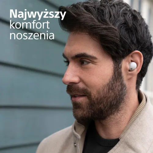 Słuchawki bezprzewodowe Sony WF-1000XM5 ANC Dokanałowe Bluetooth 5.3 Srebrny