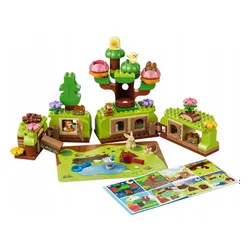 LEGO Duplo 10480 Las odkrywców z dzikimi zwierzętami, zestaw klocków 3+