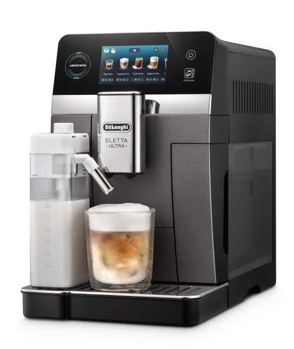 Ekspres DELONGHI ECAM 470.75.GX Eletta Ultra (Spienianie mleka na ciepło i zimno) (Cold Brew)