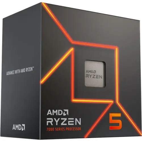 Procesor AMD Ryzen 5 7600 BOX (100-100001015BOX) + Fortis 5 ARGB Szary