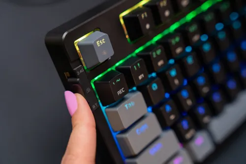 Klawiatura MAD DOG GK960K Gateron Pro Red Czarny