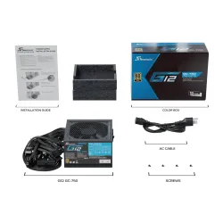 Zasilacz Seasonic G12 GC 750 750W 80+ Gold Czarny