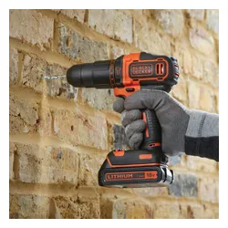 Black &amp; Decker Akülü Matkap BDCHD18K 18 in 1x1.5 Ah Akülü Matkap