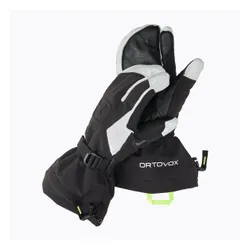 Rękawice narciarskie męskie ORTOVOX Merino Freeride 3 Finger black raven