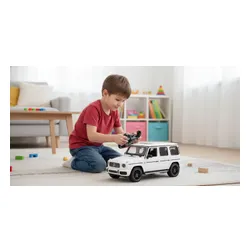 Zdalnie sterowany samochód COIL auto Mercedes G 63 RC 1:14 na pilota biały