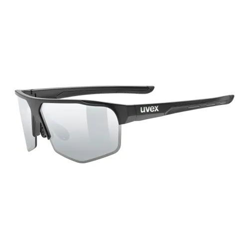 Okulary przeciwsłoneczne UVEX Axos Set black matt/mirror silver/clear