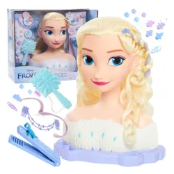 Lalka JUST PLAY Głowa do stylizacji Disney Princess Kraina Lodu Elsa 32796