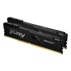 Pamięć RAM Kingston FURY Beast 16GB (2 x 8GB) 2666 CL16 Czarny