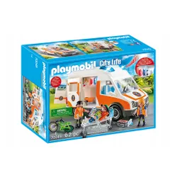 Playmobil ışık ve sesle ambulans (70049)