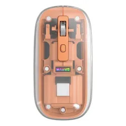 Myszka gamingowa Marvo Prism B10 Pomarańczowo-przeźroczysty