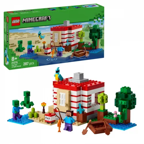 LEGO Klocki Minecraft 21275 Dom TNT w dżungli