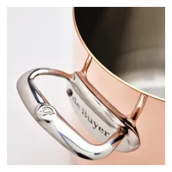 DE BUYER Prima Matera 3,1 l miedziany - garnek miedziany z pokrywką