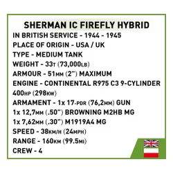 Конструктор COBI Sherman IC Firefly Hybrid