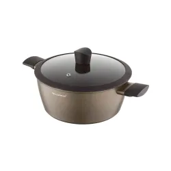 Garnek aluminiowy nieprzywierający z pokrywką FLORINA CAVA 2,1 l