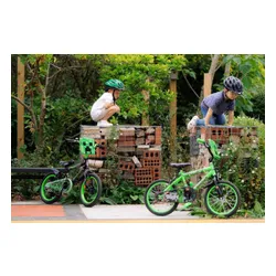 Rower dziecięcy HUFFY Minecraft 16 cali dla chłopca Zielony