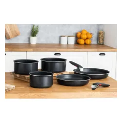 Zestaw patelni Tefal Ingenio Extra L1549153 Titanium 22cm, 24cm, 26cm