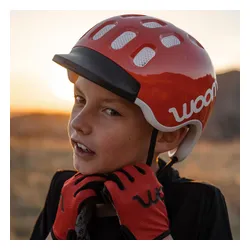 Kask rowerowy dziecięcy woom Kids red
