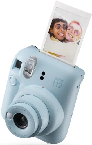 Aparat FUJIFILM Instax Mini 12 Niebieski Pokrowiec + Album + Ramki + Sznurek + Klamerki