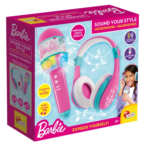 Słuchawki nauszne LISCIANI Barbie 304-104468 Różowy + Mikrofon