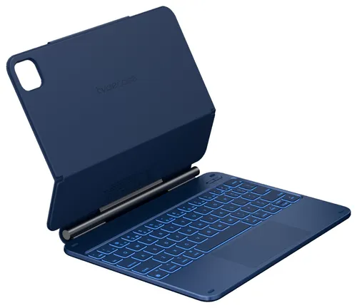 Etui na iPad Air / iPad Pro TYPECASE Edge Błękitny pacyfik Klawiatura