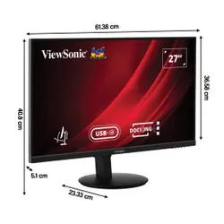 Monitor VIEWSONIC VG2709U-2K 27" 2560x1440px IPS 100Hz 4 ms [GTG]