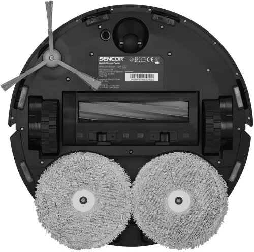 Robot sprzątający Sencor SRV 9790BK Funkcja mopowania Stacja oczyszczająca Tworzenie mapy pomieszczenia 63dB
