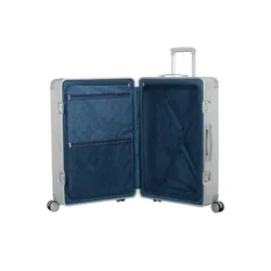 Walizka duża American Tourister Soundbox Alu - silver