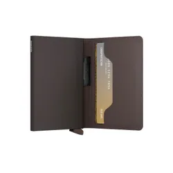Portfel kieszonkowy RFID Secrid Bandwallet Liba - brown / brown