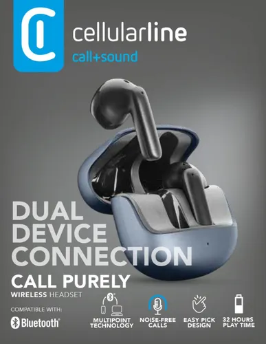 Słuchawki douszne CELLULARLINE Pure Czarny
