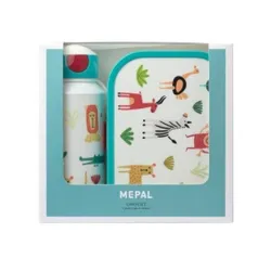 Zestaw dziecięcy bidon i lunchbox Campus Mepal - animal friends