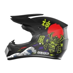 Kask KAMIKAZE Katana Czarny Full Face (rozmiar L)
