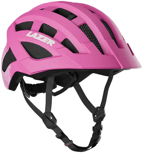 Kask rowerowy LAZER J2 Różowy dla Dzieci z możliwością zamontowania lampki (rozmiar 50-56)