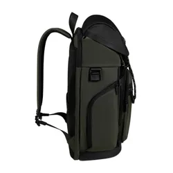 Рюкзак городской Samsonite Relyon Backpack 15,6" с клапаном - зелёный