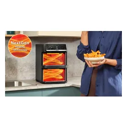 Air Fryer Frytkownica beztłuszczowa BOSCH Serii 6  MAFD661B4 12l z podwójnym koszem