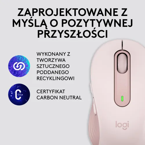 Myszka Logitech Signature M650 L Różowy