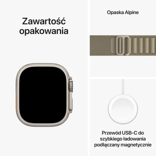 Smartwatch Apple Watch Ultra 2 GPS + сотовый титановый чехол 49 мм ремешок Alpine moro L