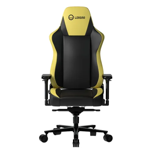 Fotel Lorgar Base 311 Gamingowy do 150kg Skóra ECO Czarno-żółty