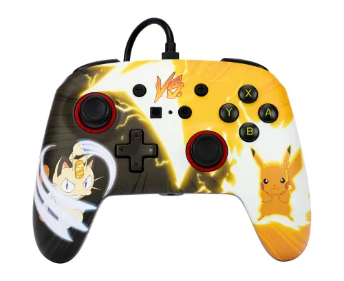 Pad PowerA Enhanced Pikachu vs Meowth do Nintendo Switch Przewodowy