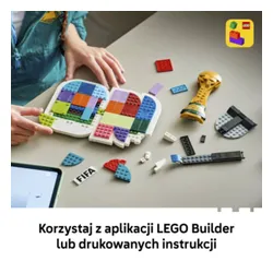 LEGO 43032 Editions Football Oficjalne logo FIFA World Cup 2026