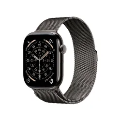 Apple Watch Series 11 GPS + Cellular 46mm Tytan Łupek Bransoleta mediolańska Łupek S/M
