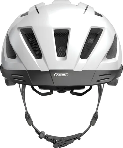 Kask rowerowy ABUS Pedelec 2.0 Pearl Biały Miejski (rozmiar L)