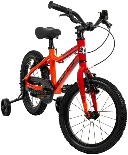 Rower dziecięcy HUFFY Literide Kids 16 cali dla chłopca Pomarańczowo-czerwony