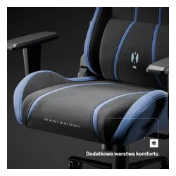 Fotel DIABLO CHAIRS X-One 2.0 Normal Size Czarno-niebieski
