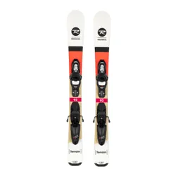 Narty zjazdowe dziecięce ROSSIGNOL TERRAIN + wiązania LOOK XPRESS 4 z GRIP WALK - Długość (cm) - 92