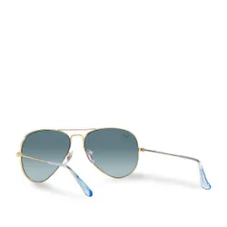 Okulary przeciwsłoneczne Ray-Ban 0RB3025 001/3M Gold/Blue Gradient Grey - Rozmiar (EU) 58